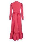 Robe longue en Velours Princesse rose