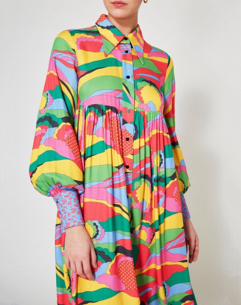 Robe Purple Country multicolore