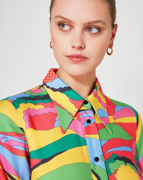 Robe Purple Country multicolore