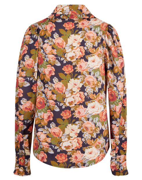 Chemise Patchwork encre