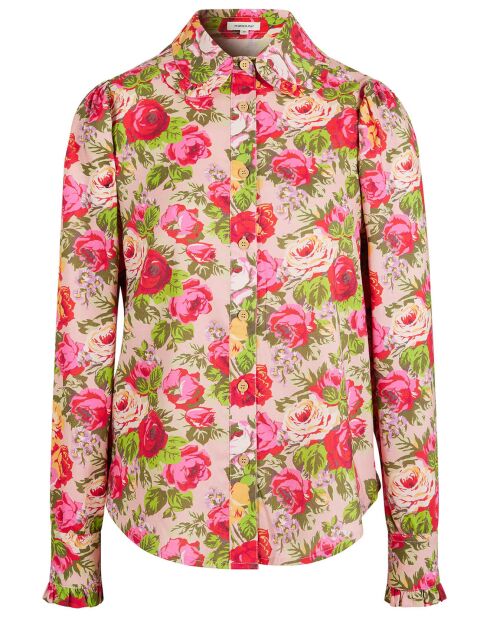 Chemise Patchwork rose