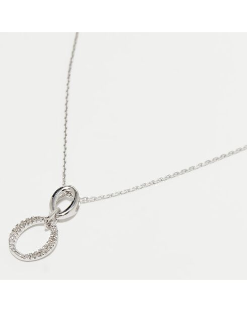 Colgante Loretta Diamonds en oro blanco de 0,05 quilates