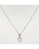 Colgante Loretta Diamonds en oro blanco de 0,05 quilates