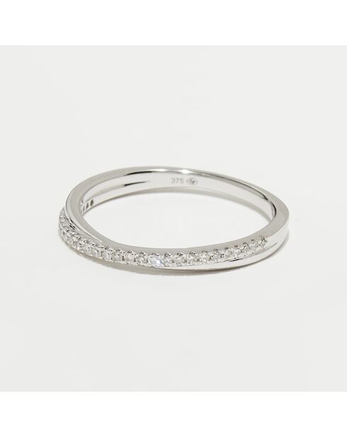 Anello Raquella Diamonds in oro bianco 0,10 ct