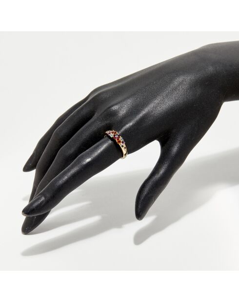 Bague Selina Mix Pierres 0.88 ct or jaune