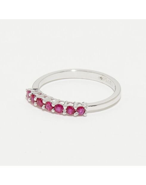 Bague Abygail Rubis 0.35 ct or blanc