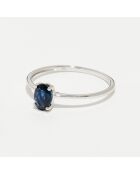Anillo Andreia Sapphire en oro blanco de 0,63 quilates