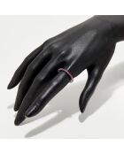 Anello con rubini in oro bianco 0,65 ct