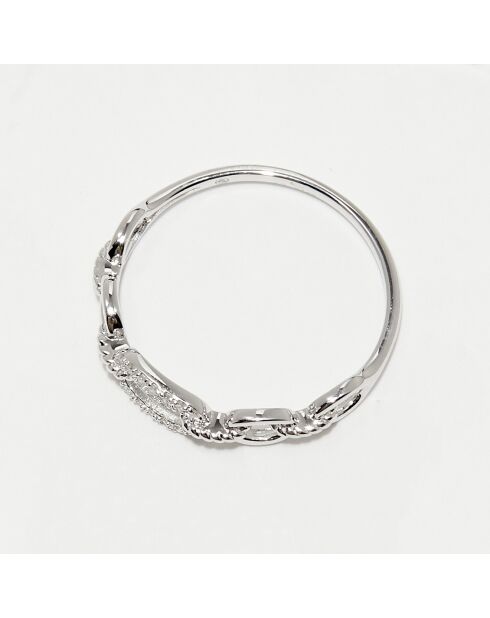 Bague Hana Diamants 0.04 ct or blanc