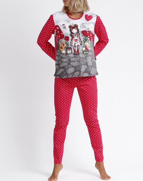 Pyjama Finding My Way rose framboise