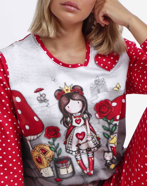 Pyjama Finding My Way rose framboise