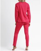 Pyjama Finding My Way rose framboise