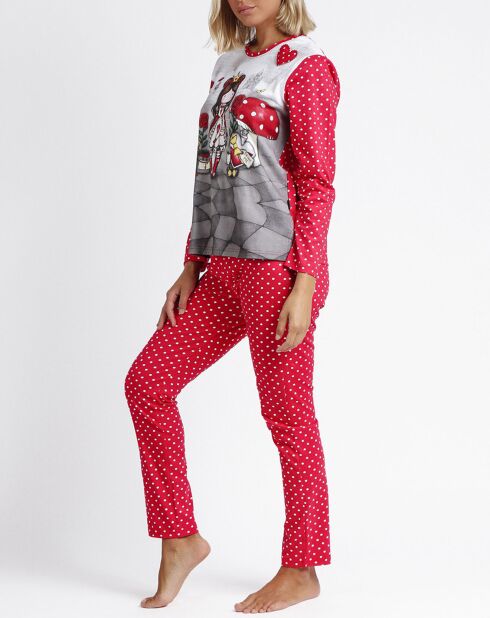 Pyjama Finding My Way rose framboise