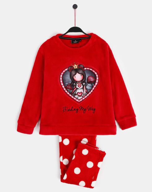 Pyjama Finding My Way rose framboise