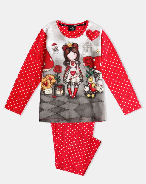 Pyjama Finding My Way rose framboise