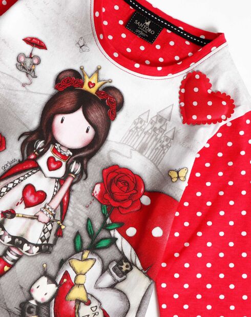 Pyjama Finding My Way rose framboise