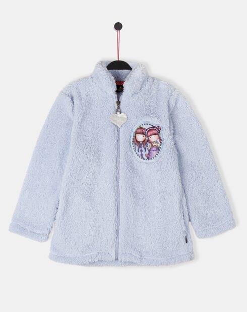Veste polaire Le Duo bleue