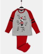 Pyjama Minnie Shadows gris