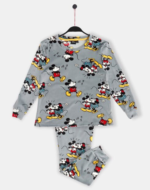 Pyjama Mickey gris