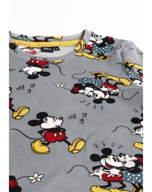 Pyjama Mickey gris