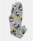 Pyjama Mickey gris
