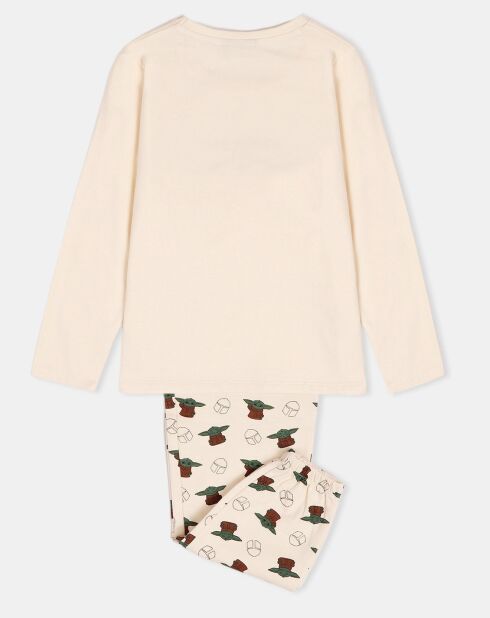 Pyjama Tween Bébé Yoda beige