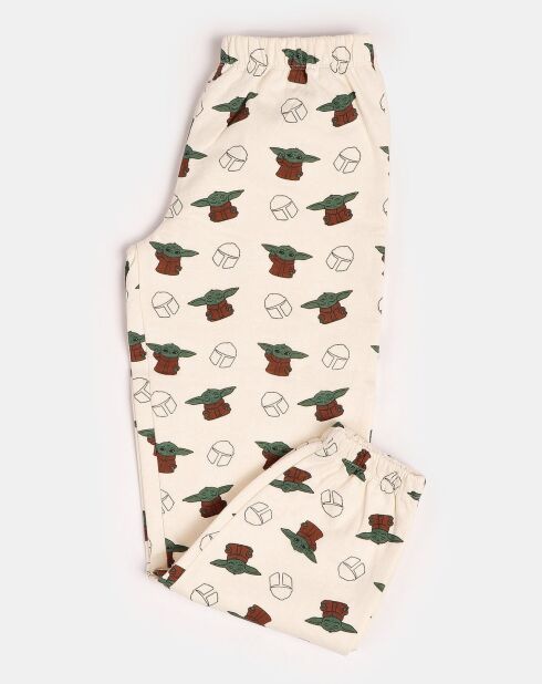 Pyjama Tween Bébé Yoda beige