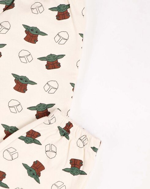 Pyjama Tween Bébé Yoda beige