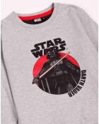 Pyjama Darth Vador gris