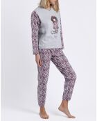 Pyjama Ruby Wild gris