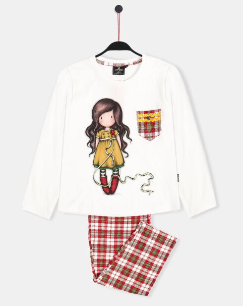 Pyjama Girl blanc