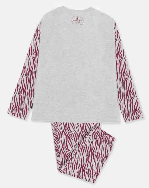 Pyjama Ruby Wild gris