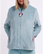 Veste polaire Minnie turquoise