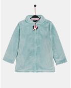 Veste polaire All Over Minnie turquoise