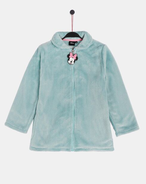 Veste polaire All Over Minnie turquoise