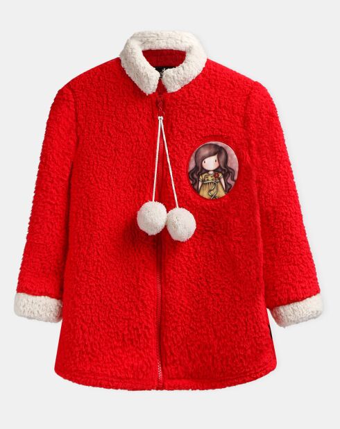 Veste polaire Undone rouge