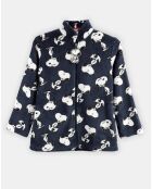 Veste polaire Snoopy bleu marine