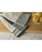 3 schwarze Mahdia Küchentücher
