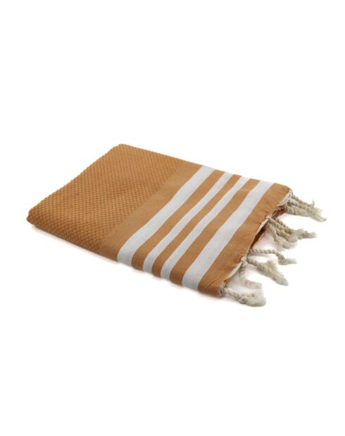 Fouta Newport Honeycomb Senfgelb