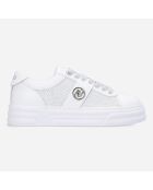 Sneakers en Cuir Cleo blanches