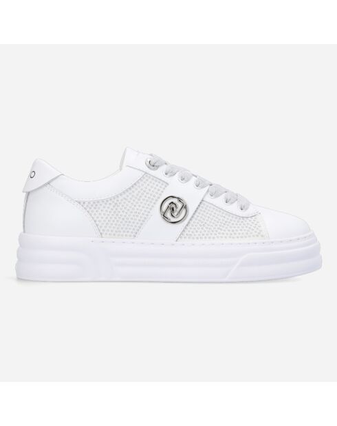 Sneakers en Cuir Cleo blanches