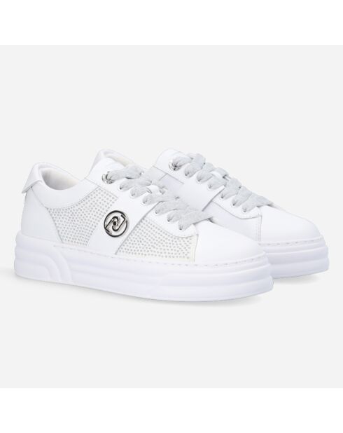 Sneakers en Cuir Cleo blanches