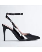 Escarpins en Cuir Paneo noirs - Talon 10 cm