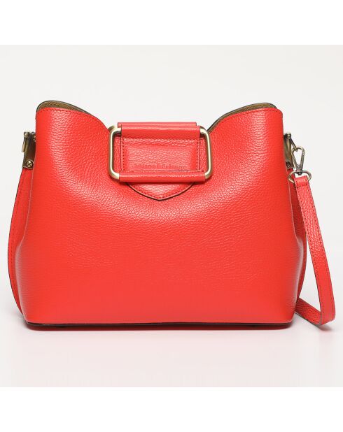 Sac seau en Cuir Dalia orange foncé - 30x13.5x24 cm