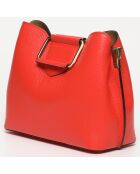 Sac seau en Cuir Dalia orange foncé - 30x13.5x24 cm