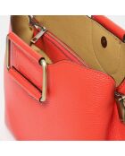 Sac seau en Cuir Dalia orange foncé - 30x13.5x24 cm