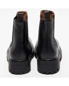 Chelsea boots en Cuir Charlie noires