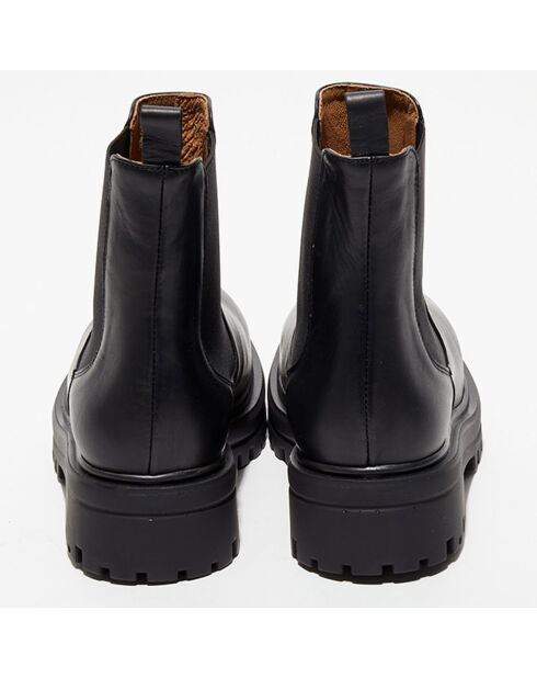 Chelsea boots en Cuir Charlie noires