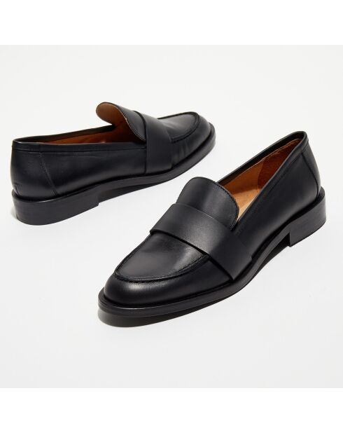 Mocassins en Cuir Ally noirs