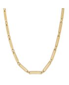 Sautoir Baguette en Argent doré